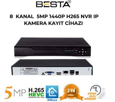 9 kanal nvr ip kamera kayıt cihazı 