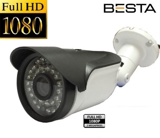 3 Kameralı 1080p güvenlik sistemi