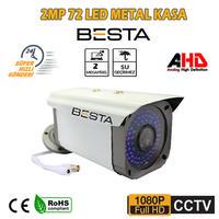  2 MP 72 Led  Metal Kasa AHD Güvenlik Kamerası BT-1072