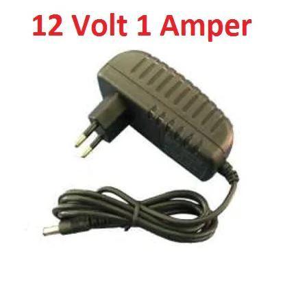 12 Volt 1 Amper Plastik Switch Adaptör ( BA-5690 )