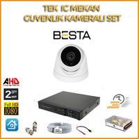 2MP 1080P 1 Kameralı Ahd Güvenlik Seti BG-5202