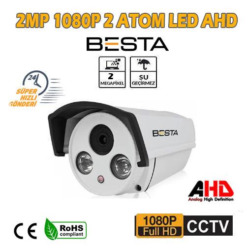 2MP 1080P 2 Atom Led Ahd Güvenlik Kamerası BT-2990