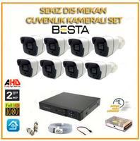 2MP 1080P 8 Kameralı Ahd Güvenlik Seti BG-5209