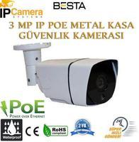 3MP IP POE H265 Metal Kasa Güvenlik Kamerası BT-3595