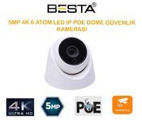 5MP 1440P  Atom Led IP POE Dome Güvenlik Kamerası  SN-4136 IP
