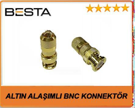 ALTIN ALAŞIMLI BNC KONNEKTÖR