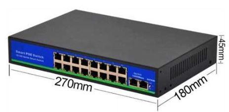 BS1621GL 16 port PoE Switch