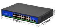 BS1621GL 16 port PoE Switch