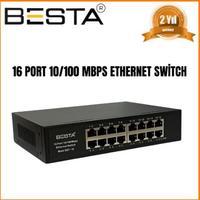 Besta 16 Port 10/100 Mbps Ethernet Switch BST-16
