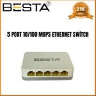 Besta 5 Port 10/100 Mbps Ethernet Switch BST-05