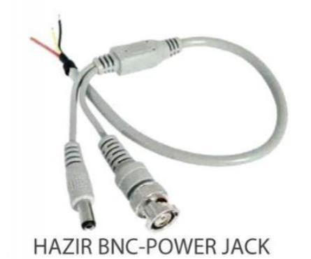 HAZIR BNC VE POWER JACKLI KABLO BT-3511