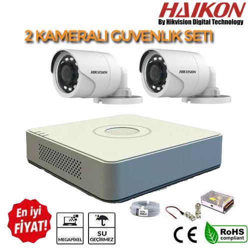 Haikon 2 mp 2 Kameralı Ahd Güvenlik Seti HK-1236