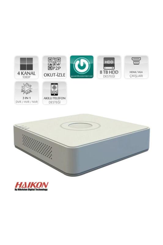 Haikon DS-7104HGHI-F1 4 Kanal HD-TVI Kayıt Cihazı 1080p Lite