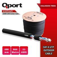 QPort Q-CATFLASH 500 Metre CAT6 23 Awg Outdoor Kablo HALOGEN FREE LSZH 